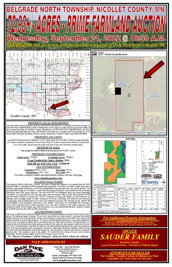 Christopher Auction, Land & Farm Services