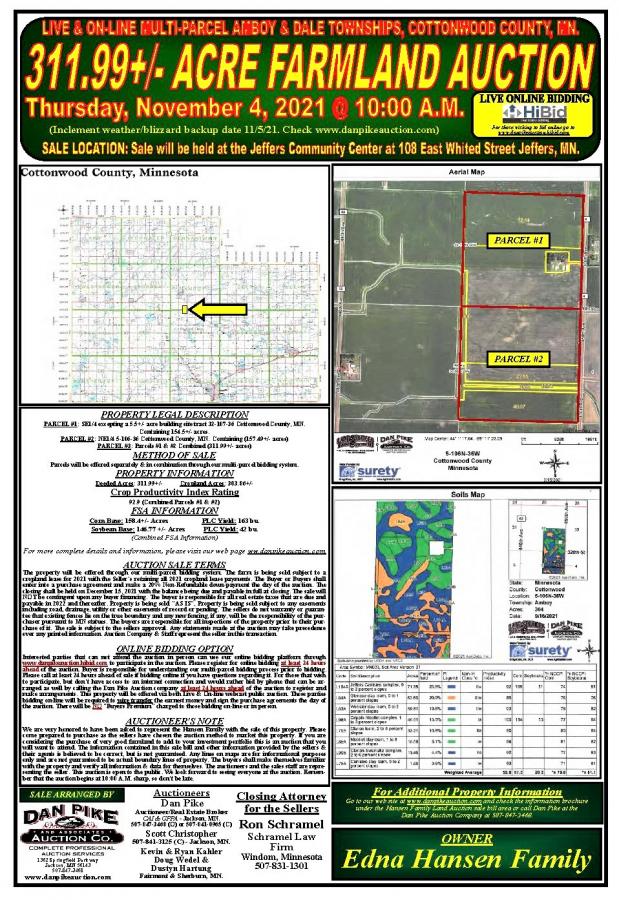 EDNA HANSEN FAMILY LIVE & ONLINE MULTI-PARCEL