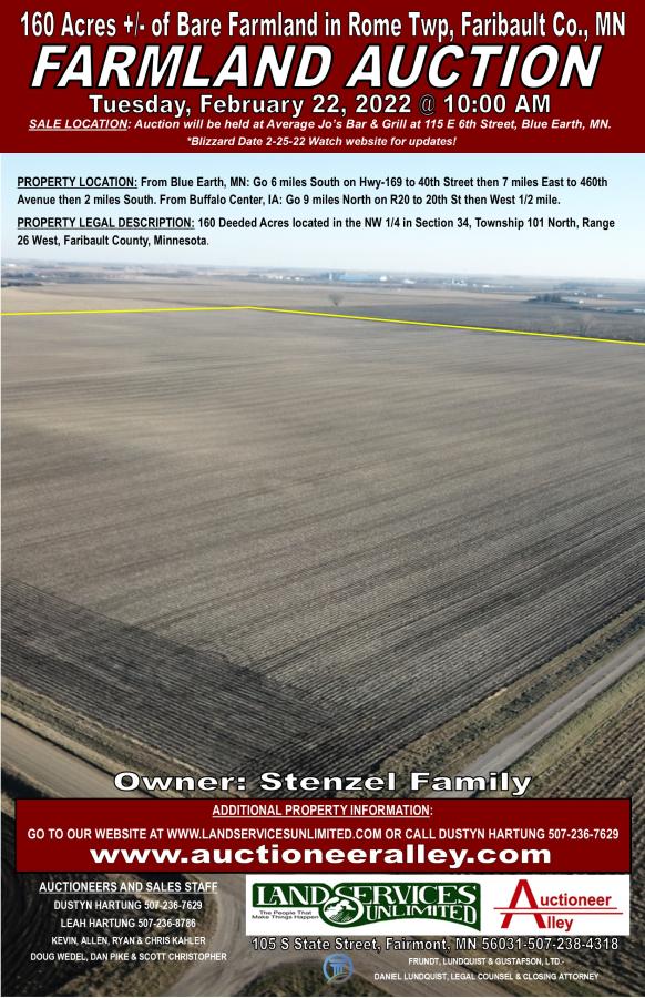 Stenzel Family Land Auction
