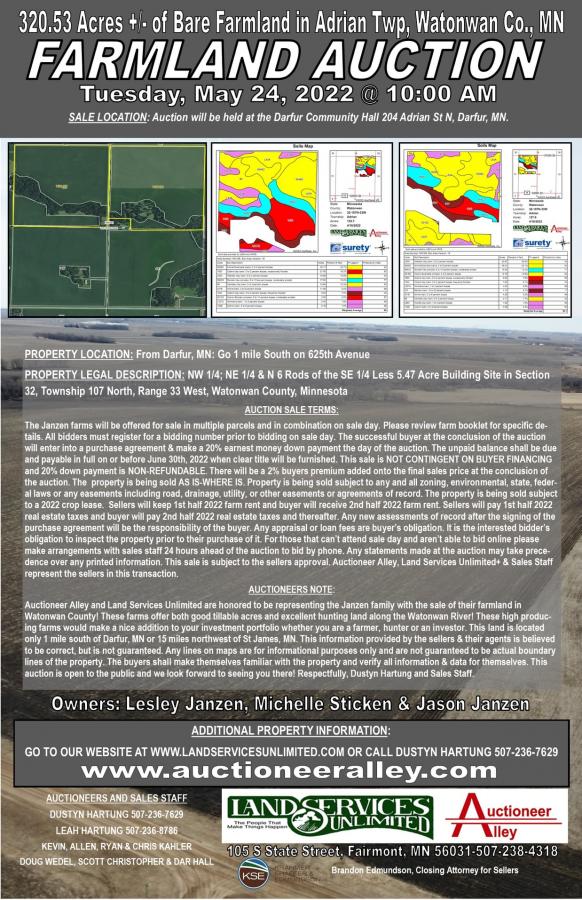 Janzen- Sticken Land Auction