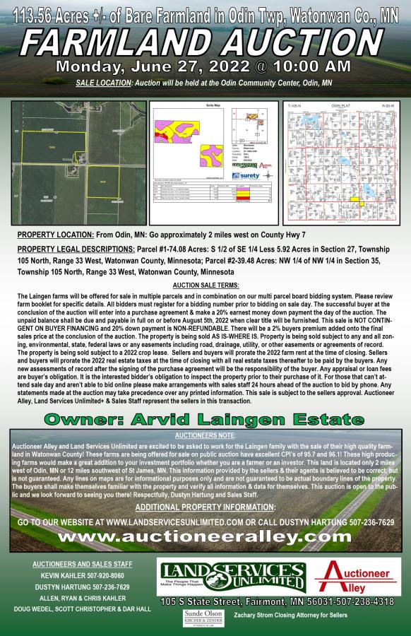 Laingen Estate Land Auction
