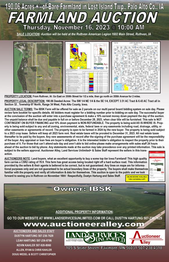 IBSK Farmland Auction