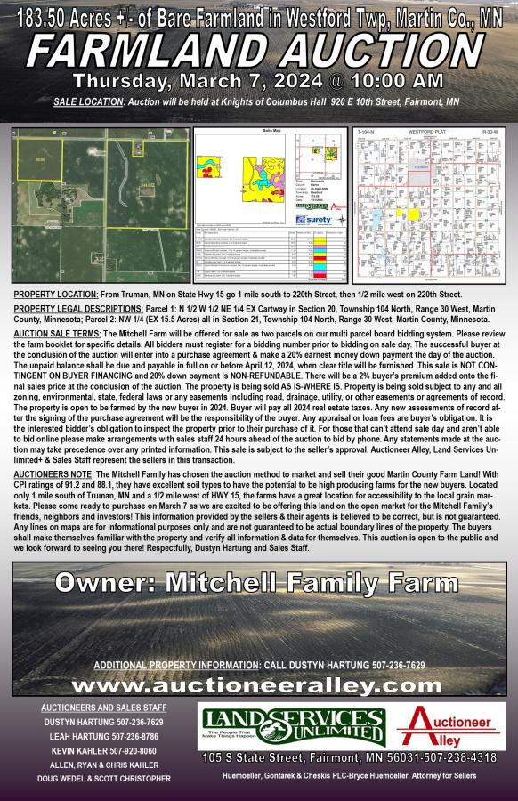 Mitchell Family Farmland Auction